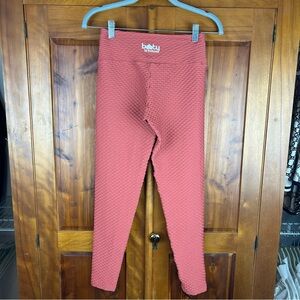 Booty by Brabants Croc Textured Comfy Athletic Athleisure Leggings Gym